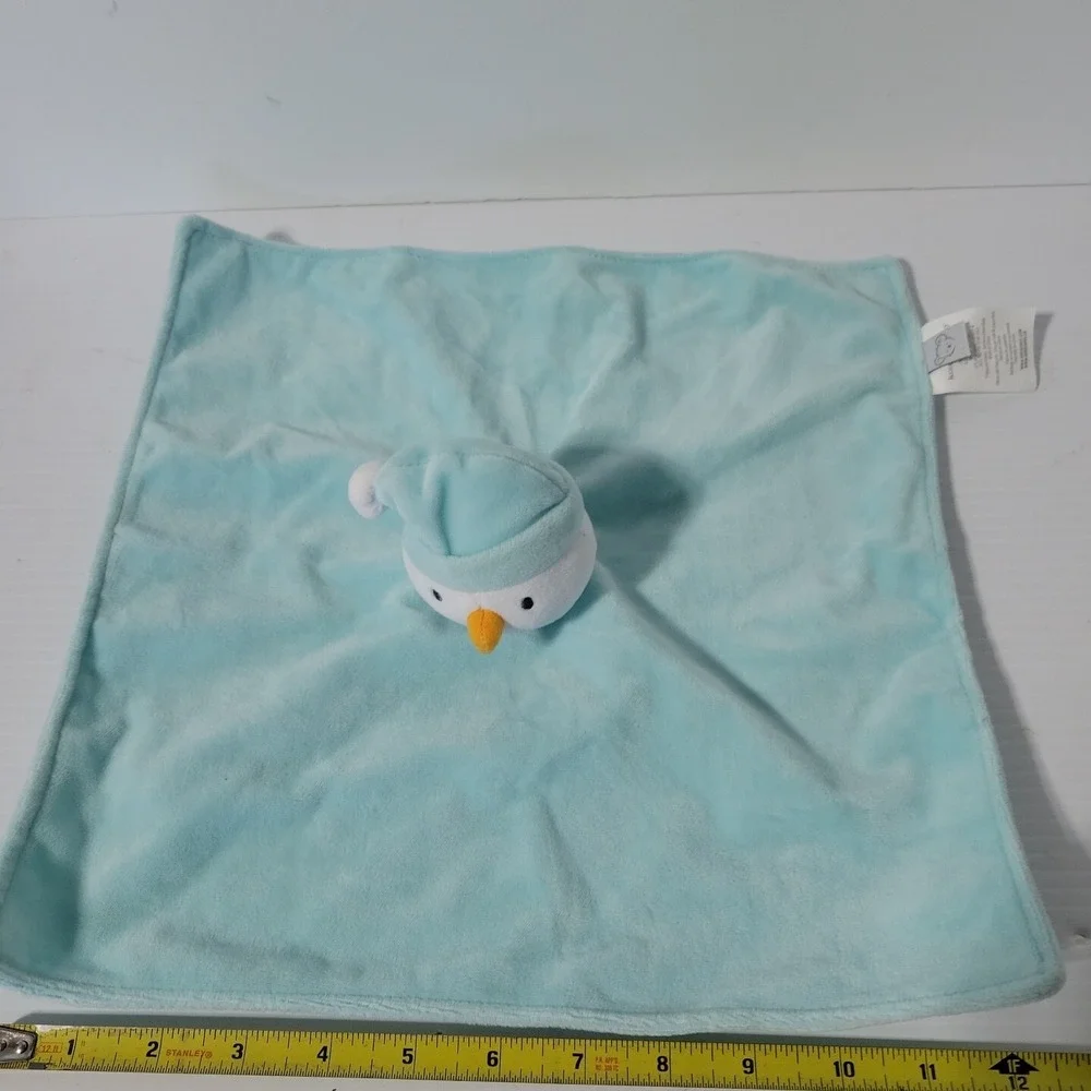 Koala Baby Snowman Baby Blankie Security Lovey Aqua Blue Green 12in Plush